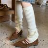 Женские бархатные утолщенные белые гетры со штрипками: Теплые, Универсальные, в Корейском стиле для Осени/Зимы. Сочетаются с балетками и туфлями-одиночками.