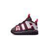 Air More Uptempo TD Medium Ash Siren Red White Baby Sneakers Black DH9722-200