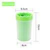 1Pc Pet Plastic Foot Wash Cup S L XL Large Size Silicone Brush Dog Cat Clean Foot Mud Removable Cleaning Foot