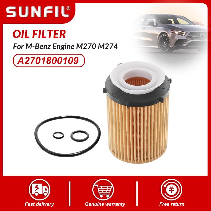 A2701800109 A2701840025 A2701840125 A2701800009 Oil Filter for M-Benz A B C ECLA GLA GLB GLC GLE -Class Engine M270 M274