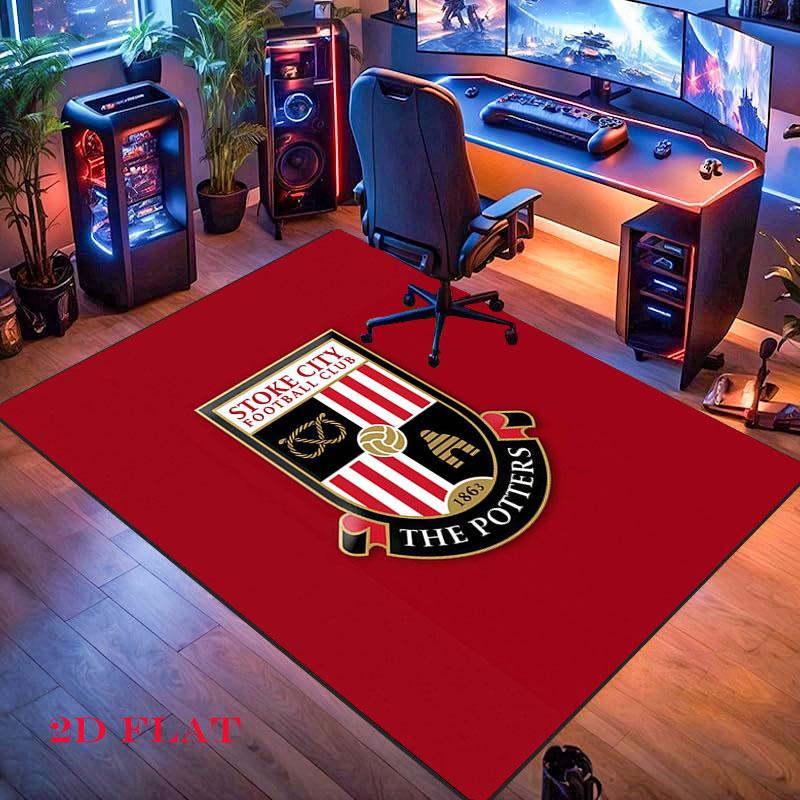 STO logo Poster Carpet Rug for Living Room Bedroom Home Sofa Decoration,Kids play Nonslip Floor Mat