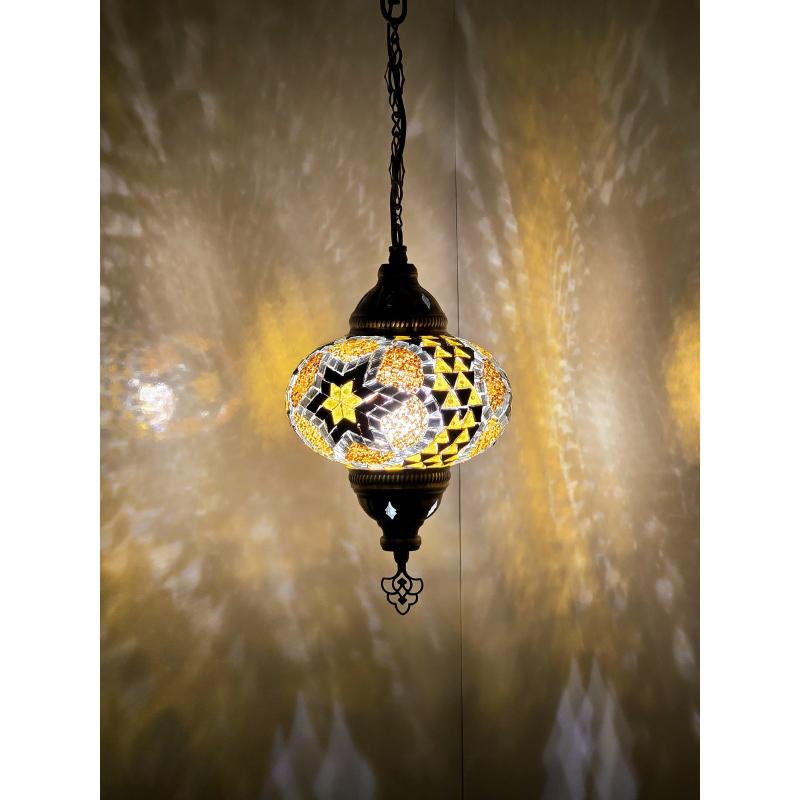 Абажур ручной работы Турецкая марокканская красочная мозаика из стекла Античная лампа Мозаичная лампа Османская аутентичная люстра Старинная лампа Ночная лампа,
