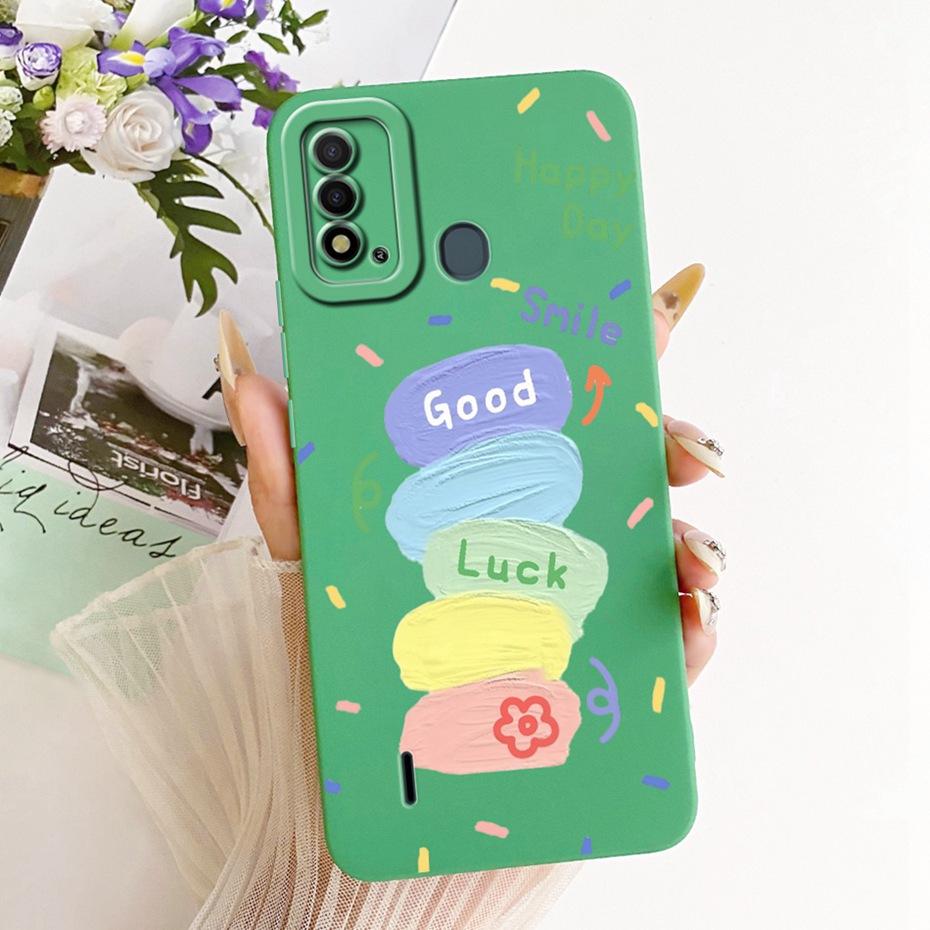 New Fashion Phone Case For Itel P37 ItelP37 Pro Vision 2S Vision2 Plus Soft Silicone Cases Shockproof Covers Bumpers