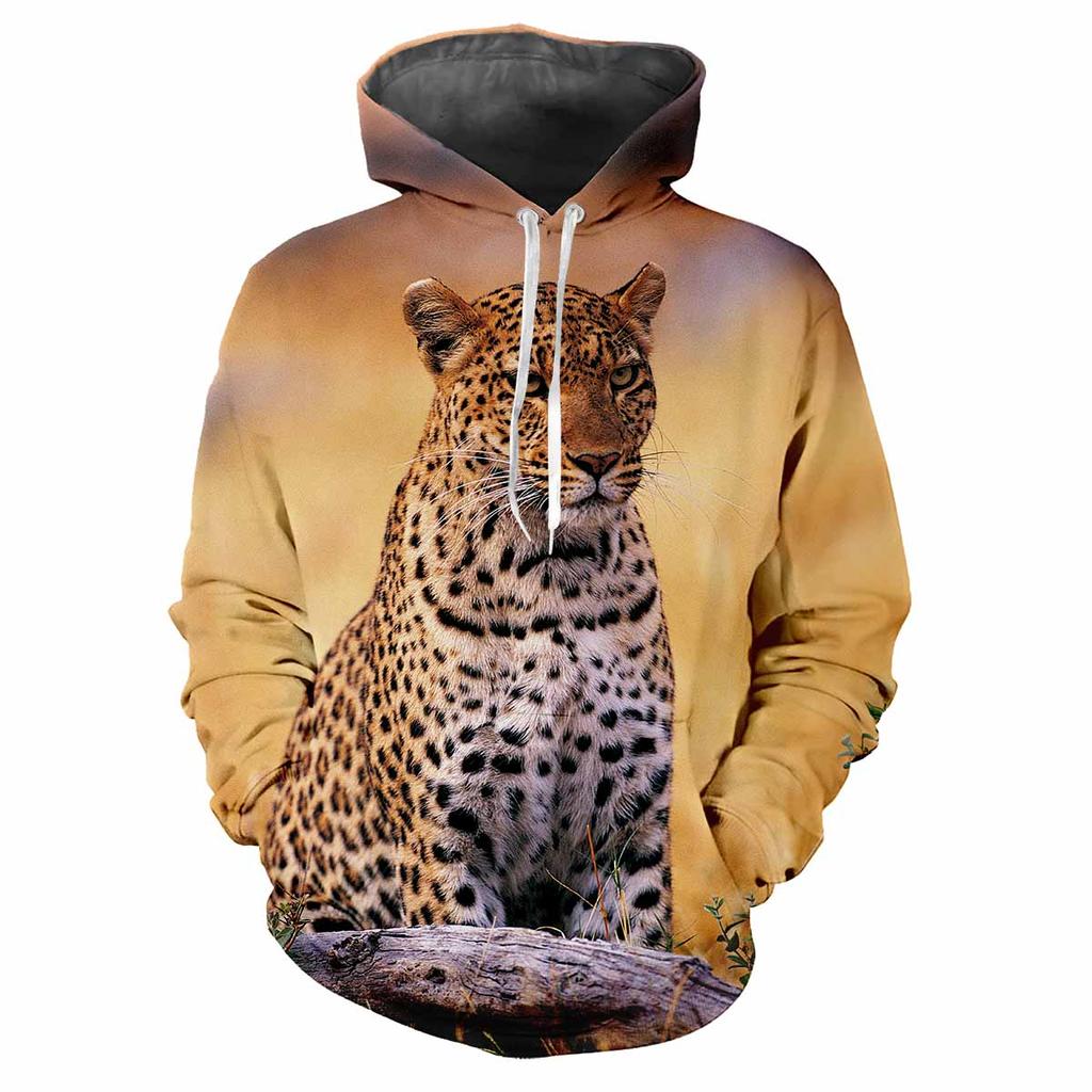 Тигр Животное Зверь 3D Печатный Весна И Осень Мужчины С Толстовкой Свободный Повседневный Модный Личность Для Создания Удобной Одежды