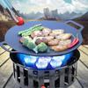 Electronic Ignition High-Power Burner 7-Core Portable Stove Camping Stove  Tourist Use