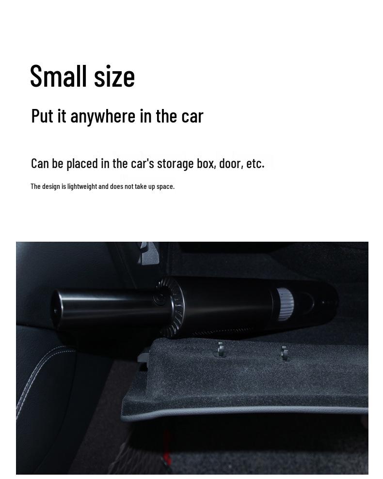 Портативный беспроводной ручной автомобильный пылесос со сверхмощным всасыванием