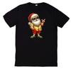 T-Shirt Weihnachtsmann im Sommer Motiv Baumwolle