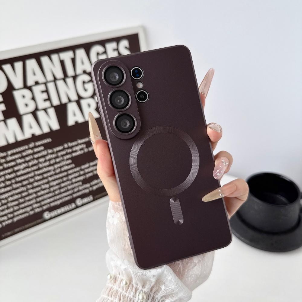 Для Samsung Galaxy S26 Ultra Чехол Защитный ТПУ Мягкий Металлический Цвет Задняя Крышка Мобильного Телефона