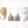 Элегантное кружевное белье французский треугольный бюстгальтер - Дышащий, не выпирающий, без спинки