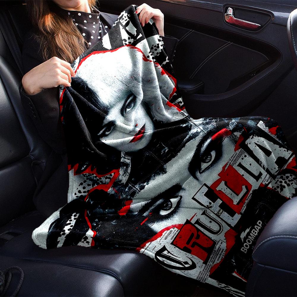 Cruella'S Fashion Revolution Blanket Soft Throw Blanket For Home Bedroom Bed Sofa Travel Office Solid Christmas Blanket