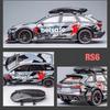 Масштаб 1/24 Гоночный автомобиль RS6 из литого сплава - Стильный предмет коллекционирования, Идеальный подарок для парня, Коллекционный экспонат