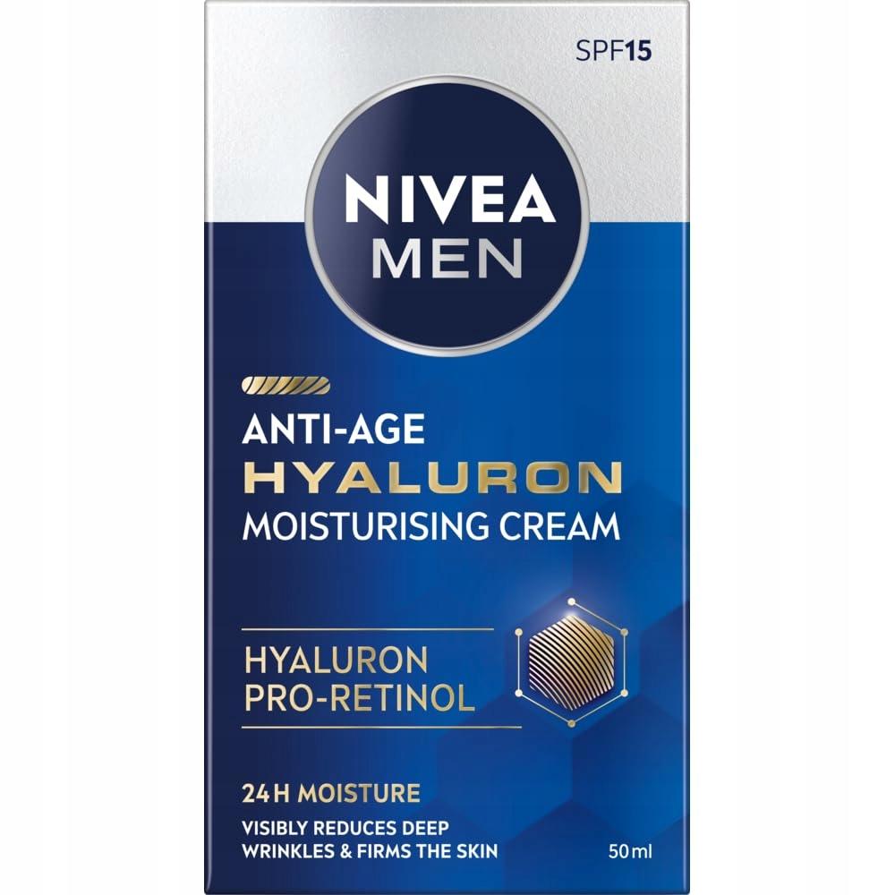 Nivea Men Hyaluron Moisturizing Face Cream Spf 15, 50