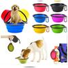 Foldable Collapsible Pet Dog Food Water Feeding Travel Bowl