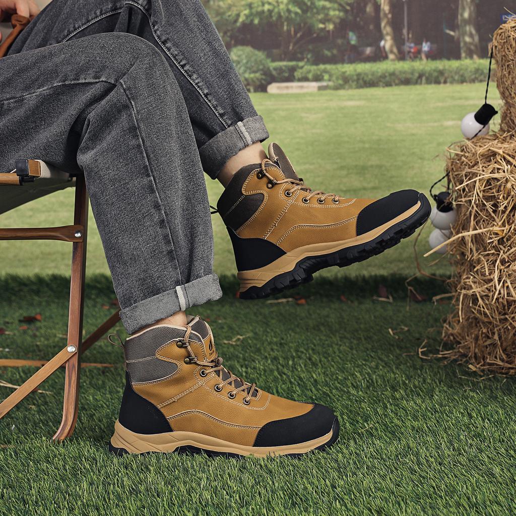 Work Boots Indestructible Safety Shoes Men Steel Toe Shoes Puncture-Proof Sneakers Male Footwear Shoes Non Slip Work Boots