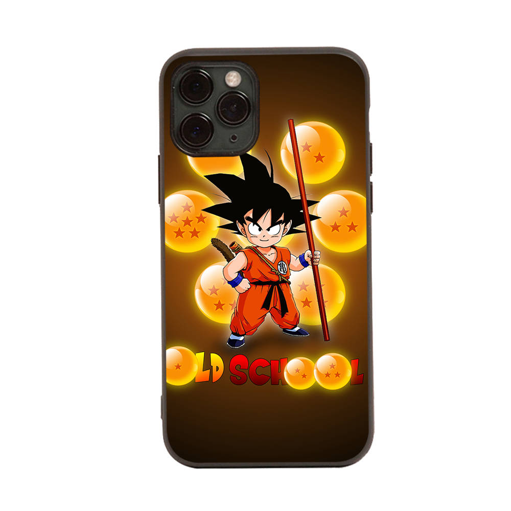 WD47 Dragon Ball Anime Black Sofe Case for Samsung Note 20 Lite S24 Ultra S23 A03 A05 A06 A11 A71 A15 A16 A13 A24 A25 A33 A52 A53 A50 M55 M35 Plus