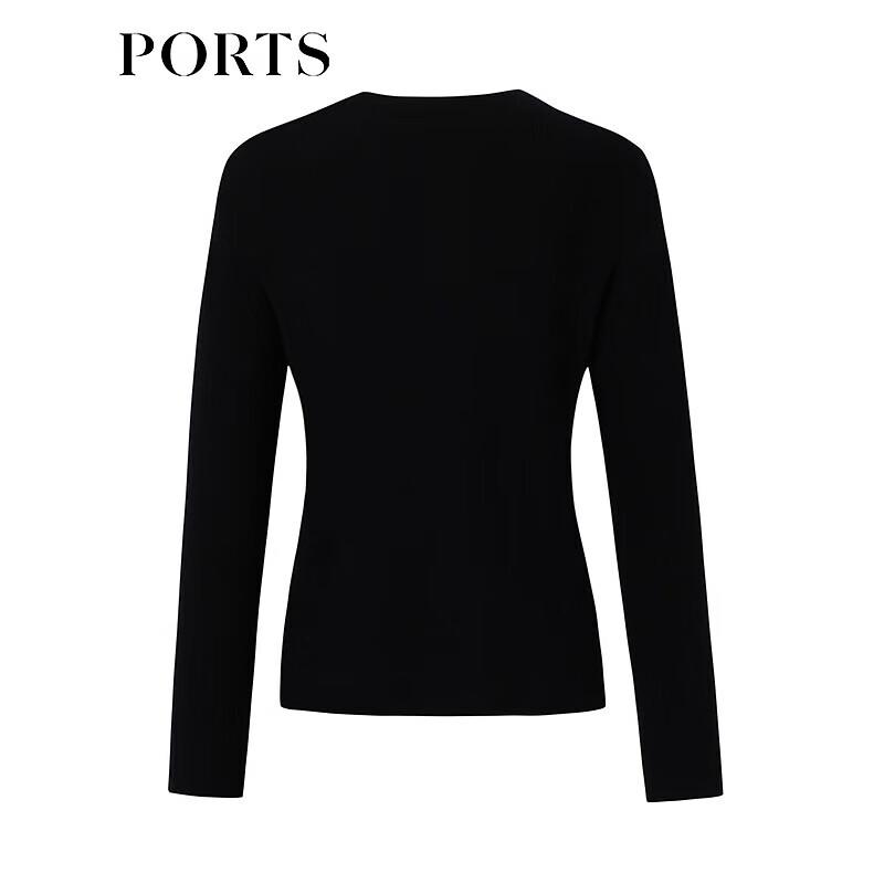 Ports Женский контрастный трикотажный топ на осень/зиму