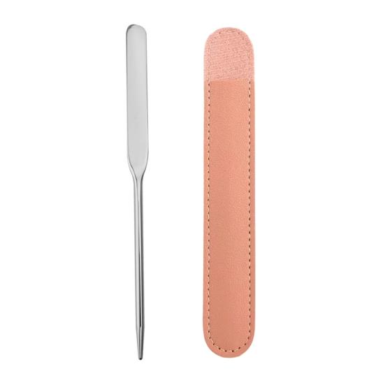 Stainless Steel Makeup Palette Spatula Professional Cosmetic Mixing Tool for Foundations Lipstick Nail Art Cosmetic Texture Mixer