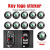 2025 New 10/20Pcs 14mm Car Key Emblem Stickers Auto Control Key Logo Decal For Skoda Octavia Rapid Fabia Yeti Superb A5 A7 VRS V
