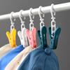 1/5Pcs Rotatable Clothes Pegs Windproof Anti-Slip Drying Clip Travel Towels Hanger Laundry Clip Hanging Hooks Socks Clips