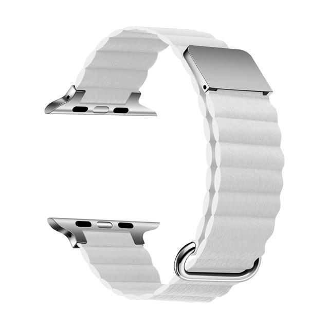 Подходит для ремешка Apple Watch 8 Apple Watch se/ultra/7-го поколения iwatch6 кожаный ремешок с магнитным притяжением и креативностью