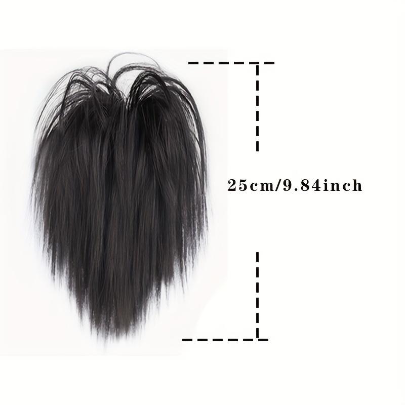 MERISIHAIR Синтетические грязные пучки для наращивания волос, прямые волосы для женщин, зажим для волос, хвост, пучки для волос для ежедневного использования, волосы