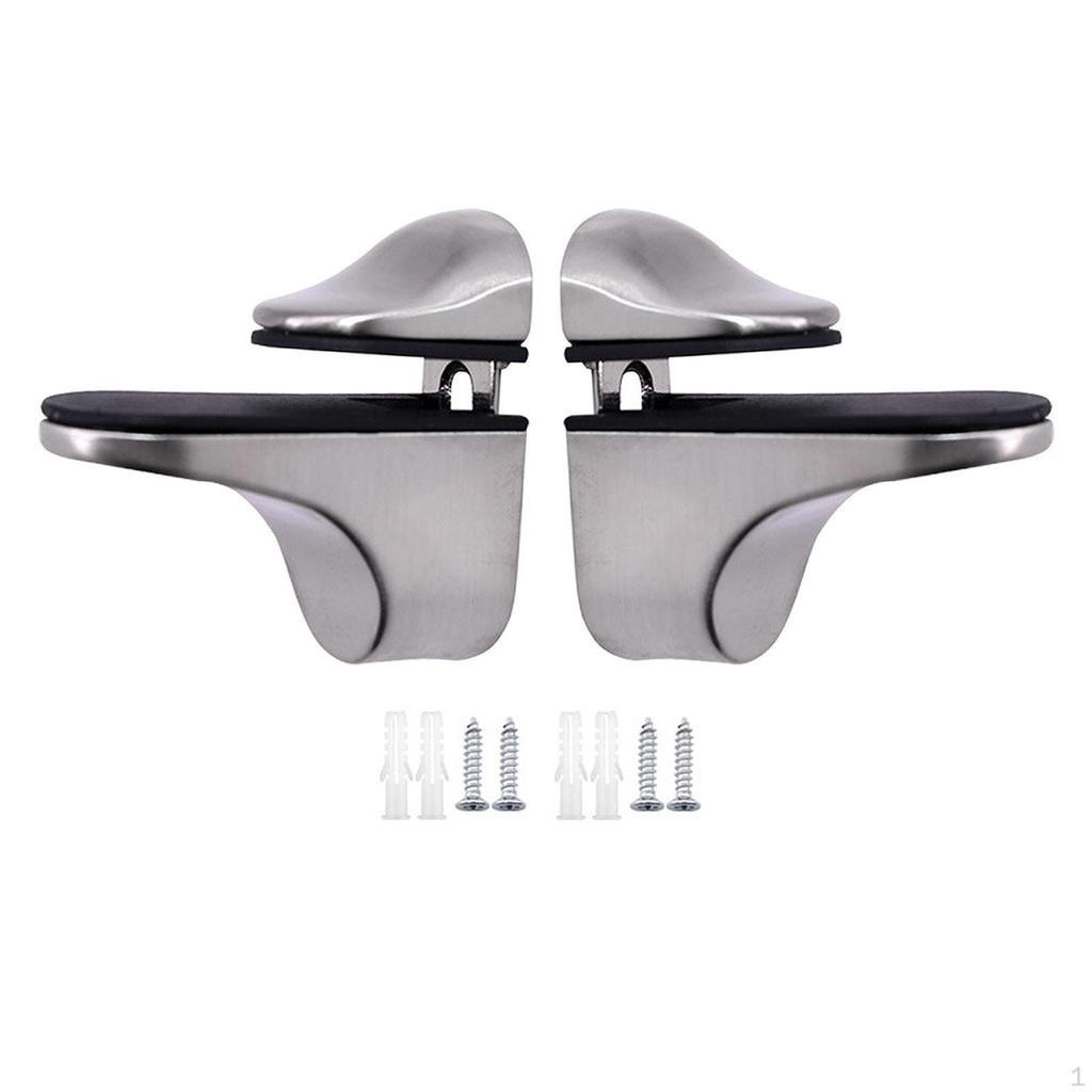 Кронштейн для стеклянной полки для дерева и стекла, полный монтажный комплект