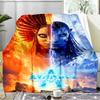 Fantasy Alien World Blanket Flannel Throw for Sofa, Indoor, Camping, Living Room, Office, Chair, And Bed Soft Birthday Gift