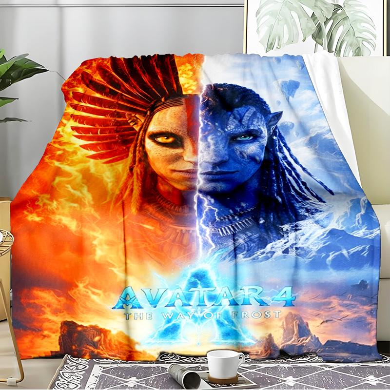 Fantasy Alien World Blanket Flannel Throw for Sofa, Indoor, Camping, Living Room, Office, Chair, And Bed Soft Birthday Gift