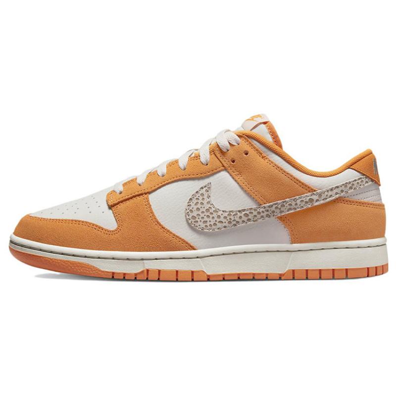 Nike Dunk Low 'Safari Swoosh Kumquat' Skate Shoes Sneakers DR0156-800