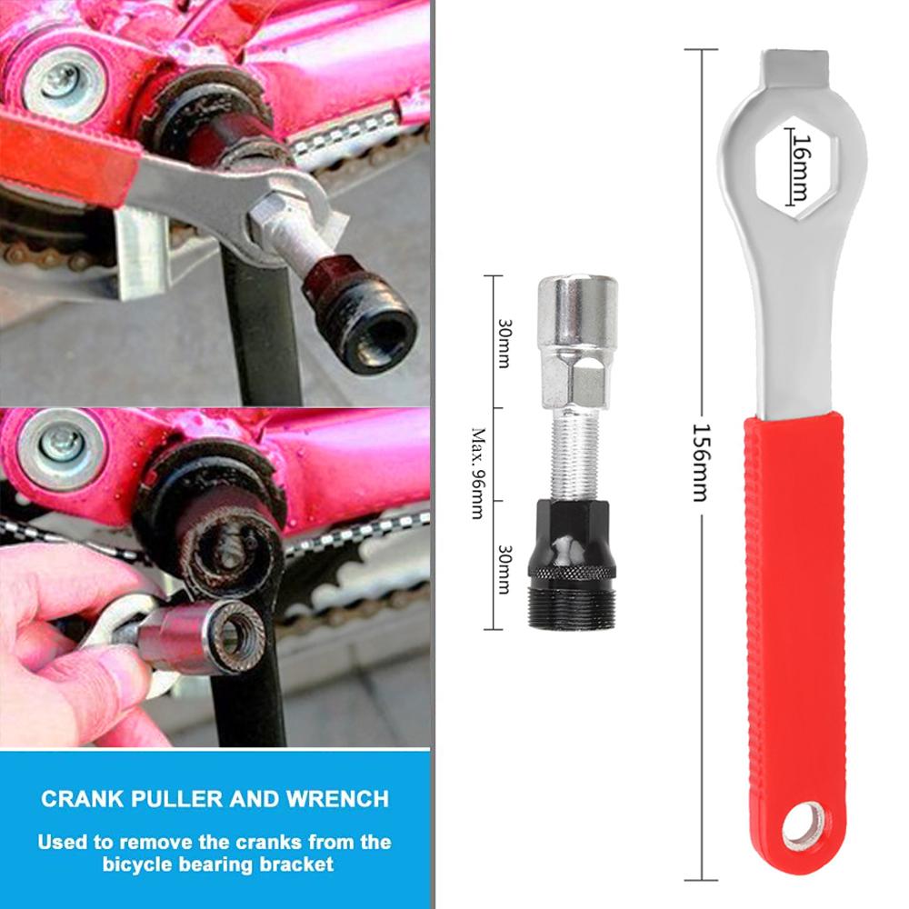 Bicycle Repair Tool Kits Chain Breaker Flywheel Remover Cutter Crank Puller Bike Wrench MTB Road Bikes Maintenance Tools Bracket