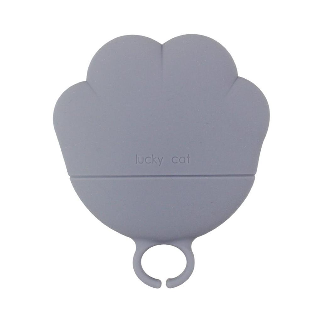 Universal Size Reusable Cat Dog Silicone Sealing Pet Food Spoon Can Covers Tin Opener Can Lids