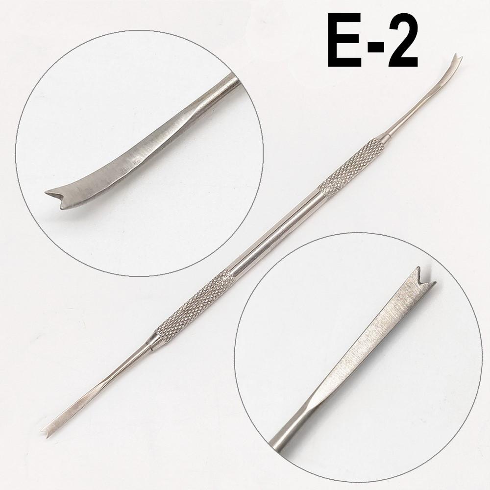 Стоматологический ортодонтический двусторонний лигатурный директор, изогнутый скейлер, тонкий узкий стоматологический инструмент, инструмент