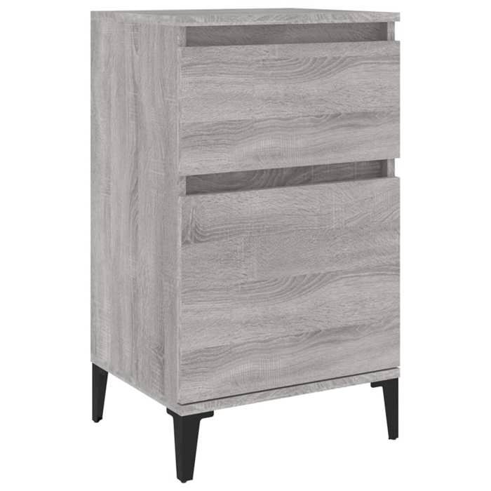 Maison Exclusive - Table de chevet sonoma gris 40x35x70 cm