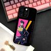 Горячий аниме-чехол для телефона J-JoJo's Bizarre Adventure для iPhone 16 15 14 13 12 11 PRO MAX PLUS Mini, мягкий ТПУ, приятный для кожи