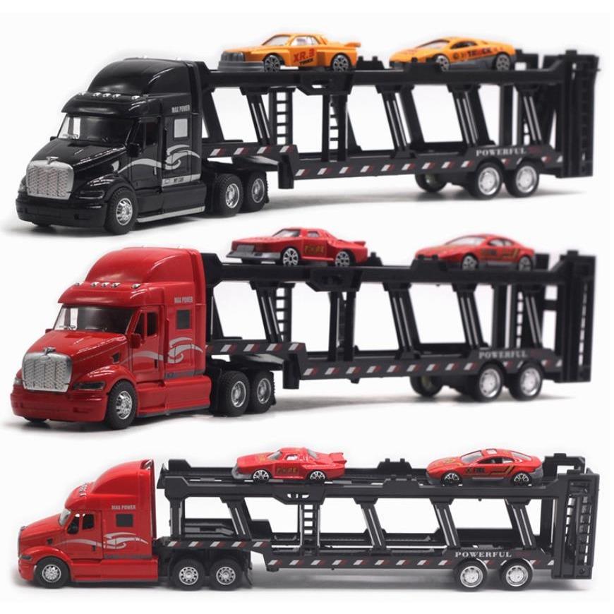 1/48 Имитация транспортного средства литья под давлением, модель легкосплавного грузовика со световым звуковым эффектом, игрушечный автомобиль