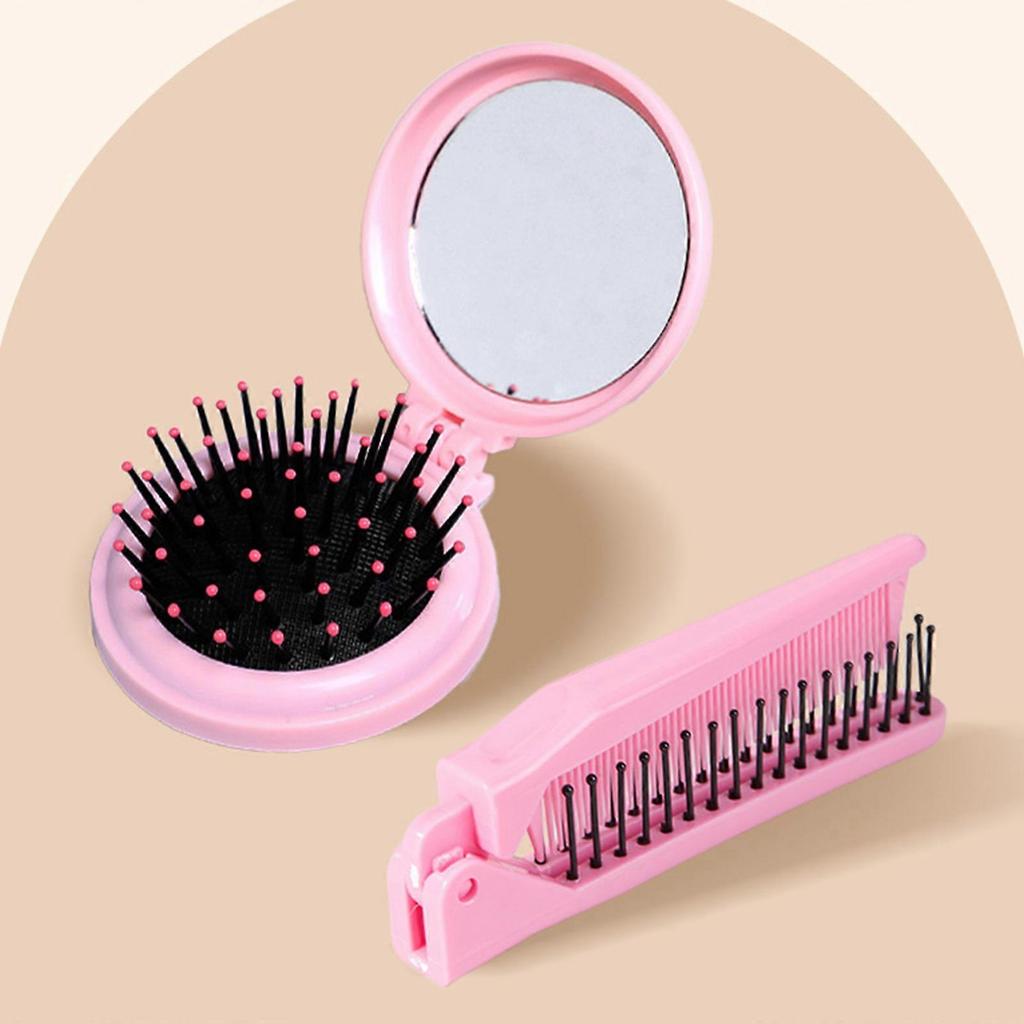 8pcs Hair Care Kit With Dry Hair Caps Sleep Mask Foldable Comb Scalp Massage Brush Travel Friendly Hair Accessories Set Multicolor