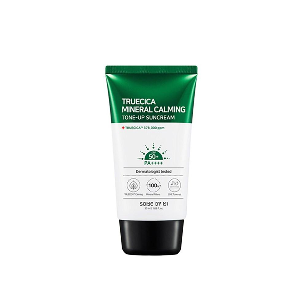 SOME BY MI Успокаивающий солнцезащитный крем Trucica Mugijacha Tone-Up 50 мл, 50 мл, 1 шт.
