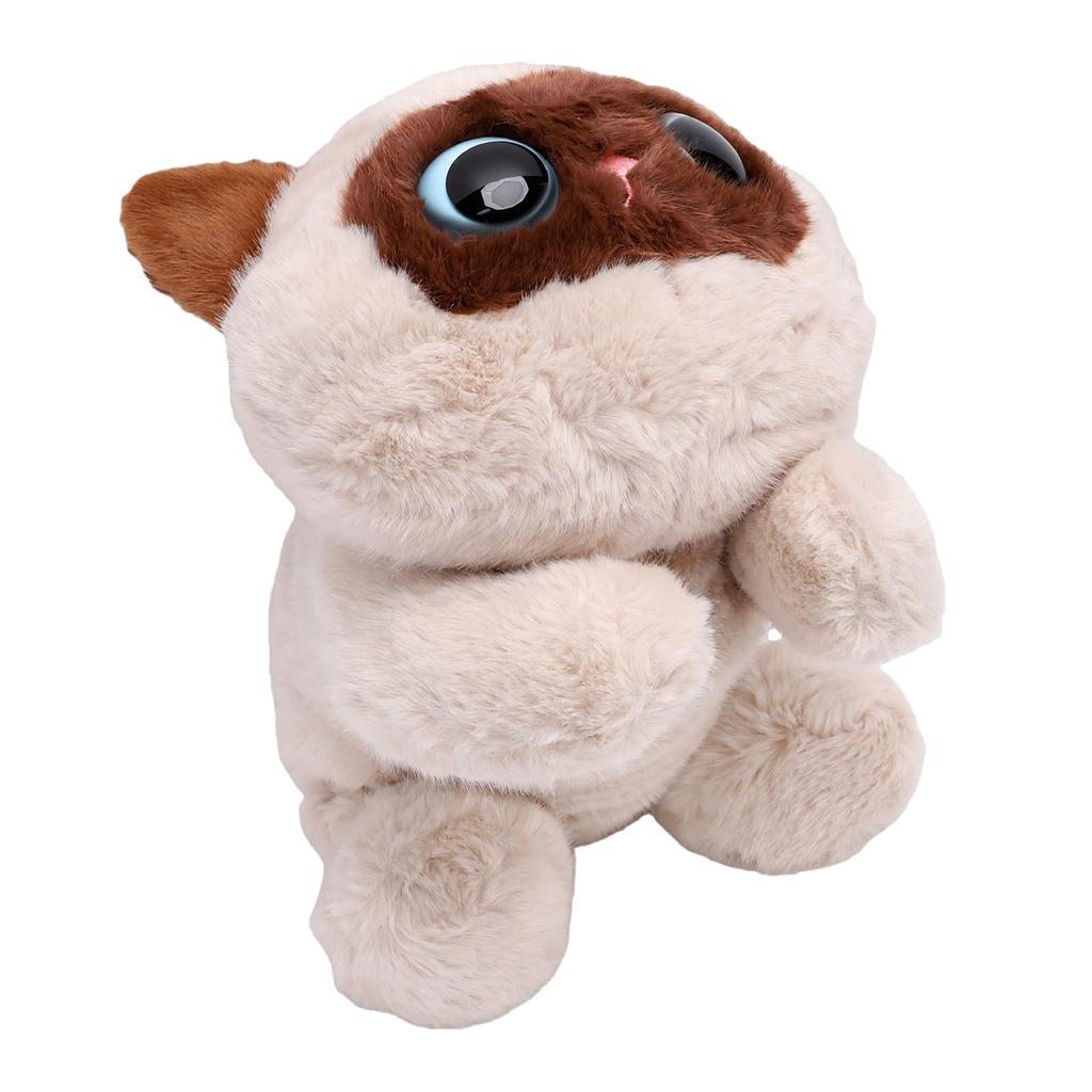 Siamese Cat Plush Toy Soft Lifelike Washable Cute Stuffed Animals Siamese Cat for Kids Adults Birthday Gift