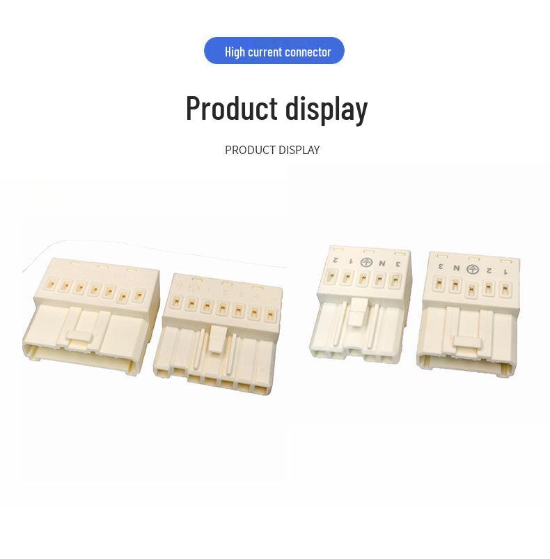 High-Power Dual-Layer Terminal Block with Mounting Holes for Strip Lights 2067-7P