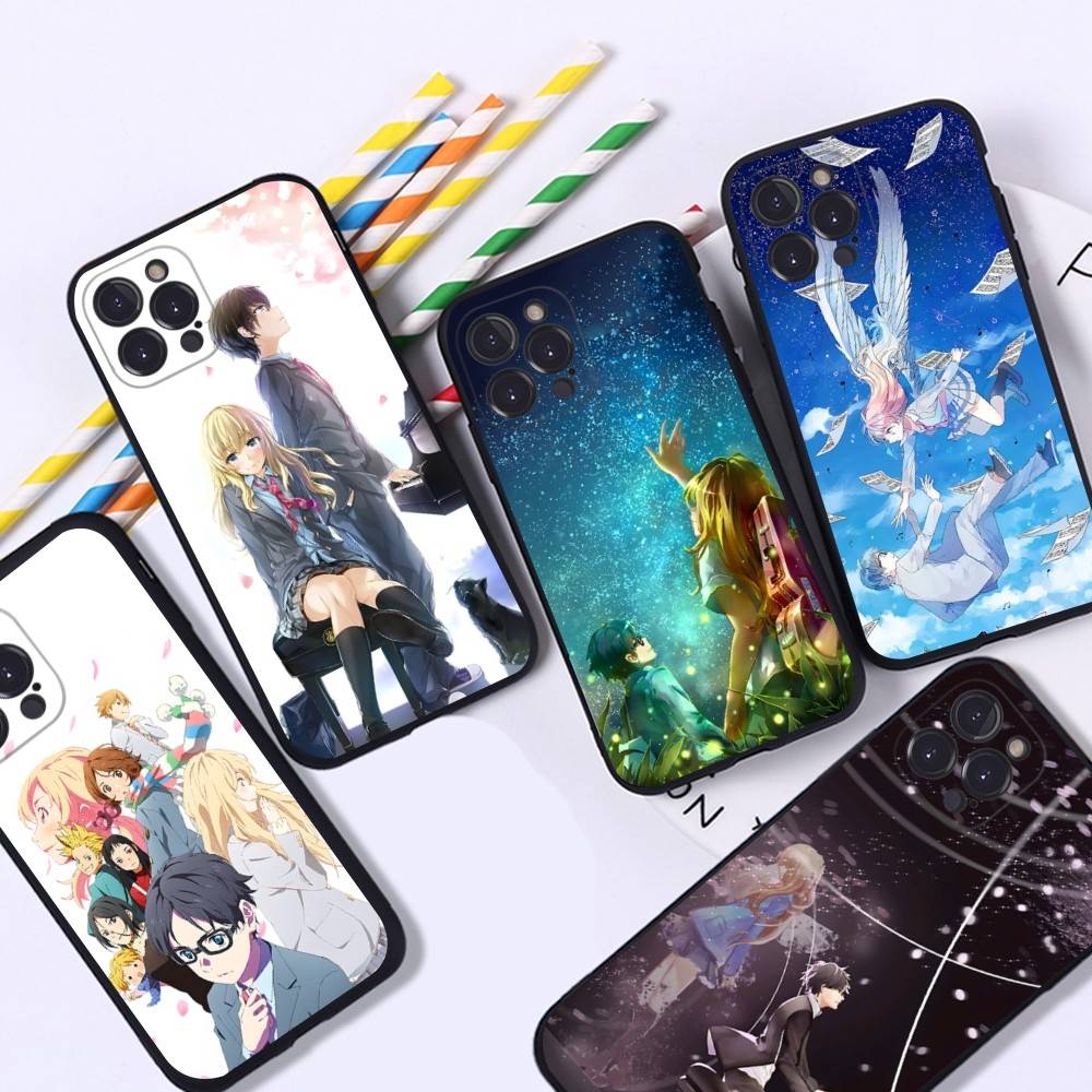 Чехол для телефона «Твоя апрельская ложь» для iPhone 16 15 14 13 12 11 17 Pro Max Простой задний мягкий чехол из ТПУ