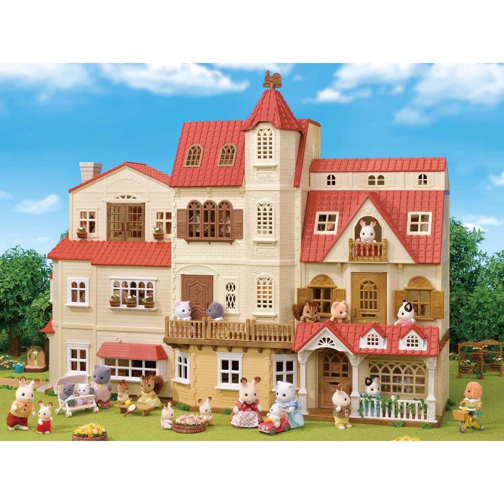 Epoch Sylvanian Families House [Дом с красной крышей-лифт] Ha-49