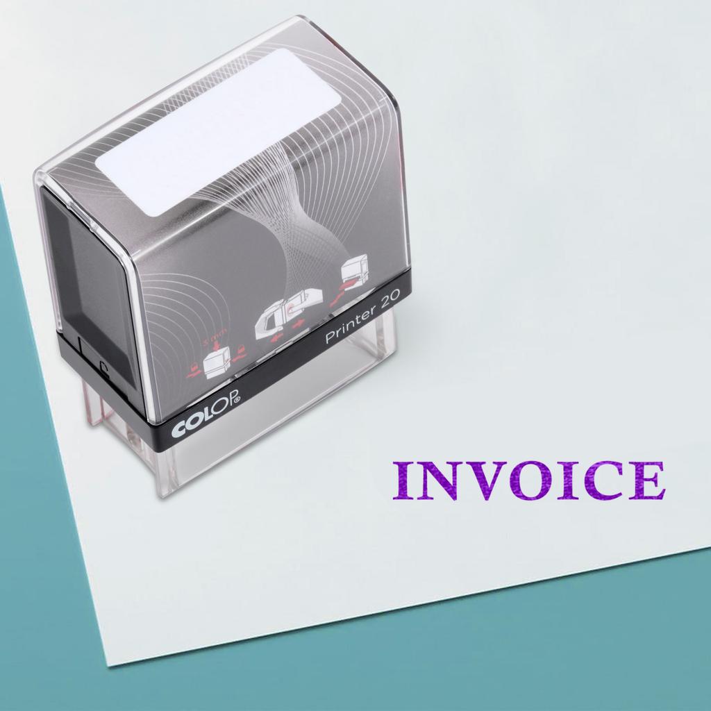 СЧЕТ-ФАКТУРА Самоклеящаяся резиновая печать на заказ Colop Office Stationery P20 Mini Stamper