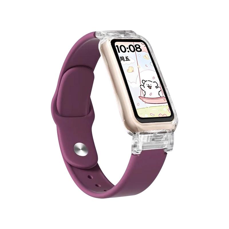 Чехол+ремешок Для умных часов Huawei Band 10/9/9 NFC ремешок Аксессуары Спортивный силиконовый браслет correa для Huawei Bands 8/8NFC Чехол