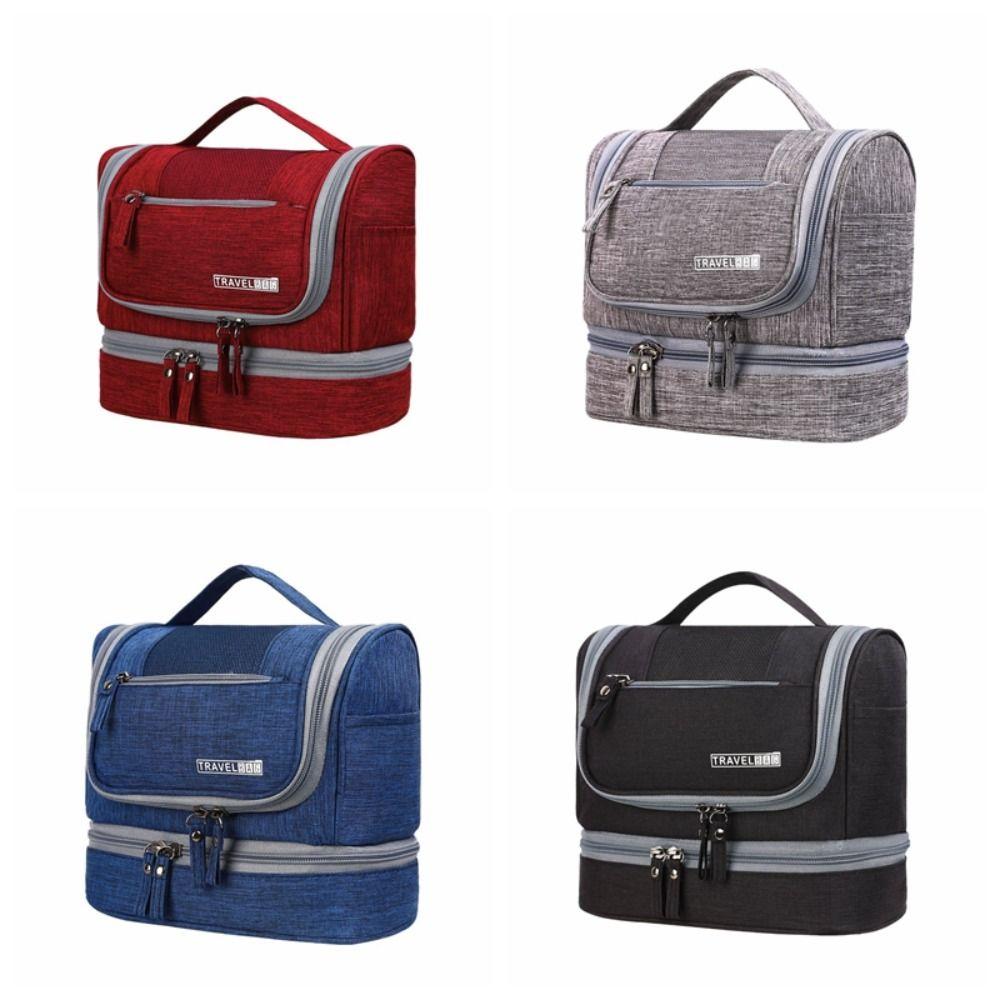 Multifunctional Hanging Makeup Bag Oxford Cloth Toiletry Bag Simple Cosmetic Bag Travel
