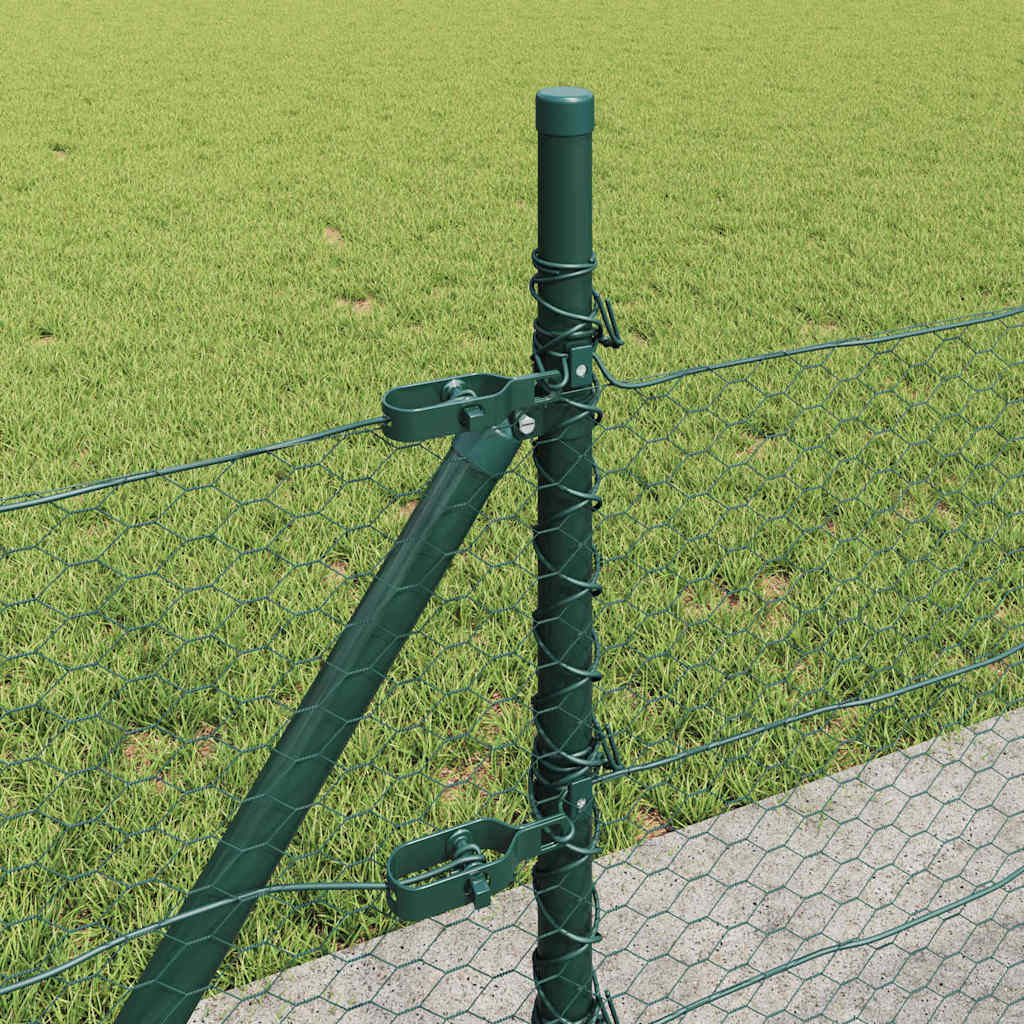 Welded Wire Fence with Concrete Foundation 10 x 0.4 m (W x H)