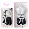 Maid Uniform Cosplay Costume Maid Bikini Elegant Cute Sexy Apron Underwear Sexy Lingerie Competition Underwear Jersey Bra Halloween Black Event