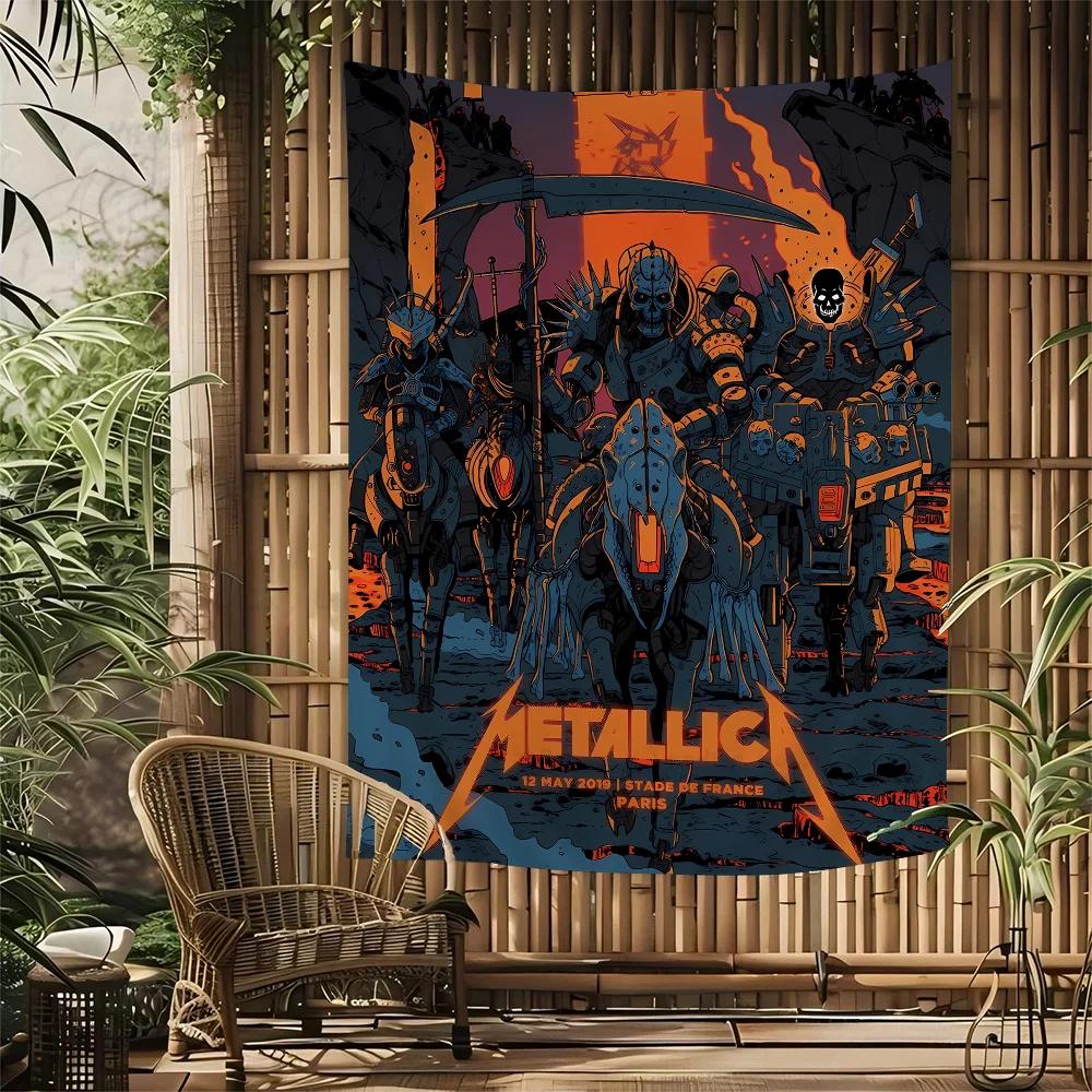 Megadeth Heavy Metal Band Album Wall Tapestry Hanging Tarot Hippie Wall Rugs Dorm INS Home Decor
