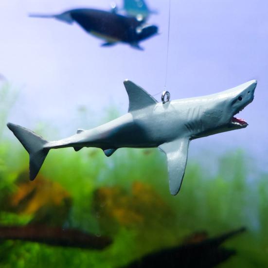 Mini Shark Simulated Floating Whales Aquarium Ornaments Realistic Floating Cartoon Figurines Odorless Fish Tank Decoration Vibrant Colors Miniature