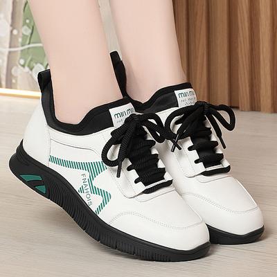 Повседневная спортивная обувь для женщин Универсальные новые весенние и осенние легкие кроссовки на плоской подошве для женщин Белые туфли Нескользящая обувь