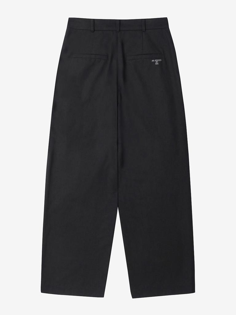 LUVM Straight Cotton Pants For Men_Black